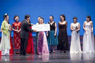 2010 年新唐人全世界華人美聲唱法聲樂大賽現場