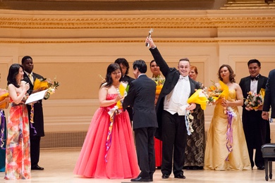 2012 年新唐人全世界華人美聲唱法聲樂大賽現場
